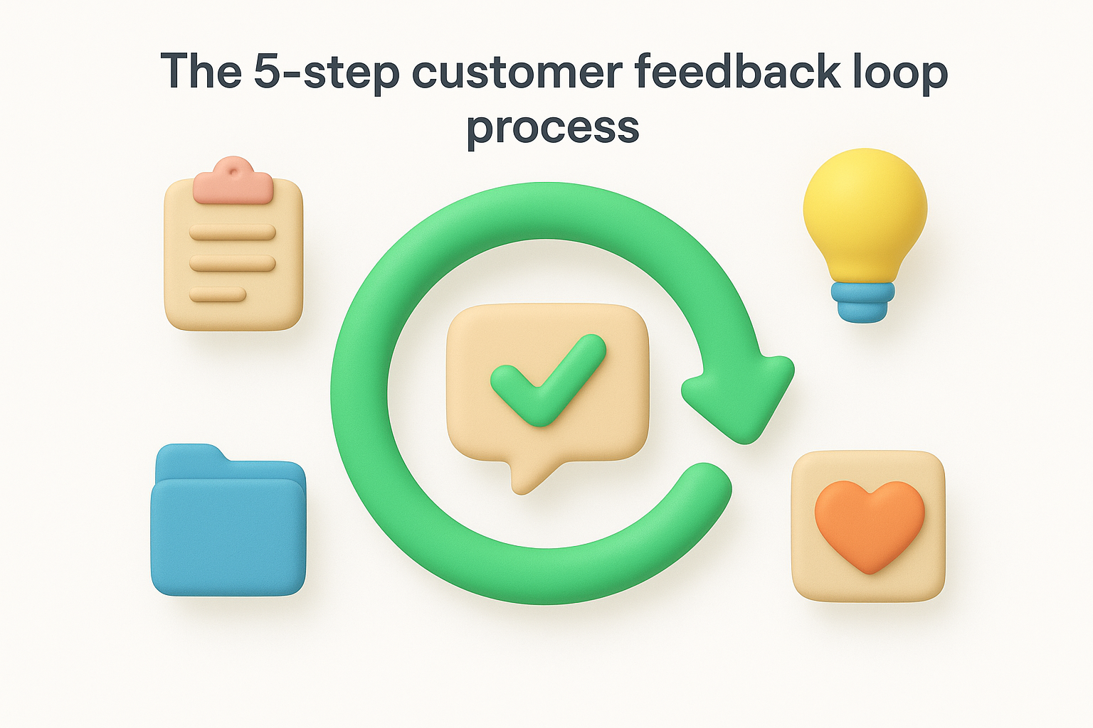 The 5-step customer feedback loop process