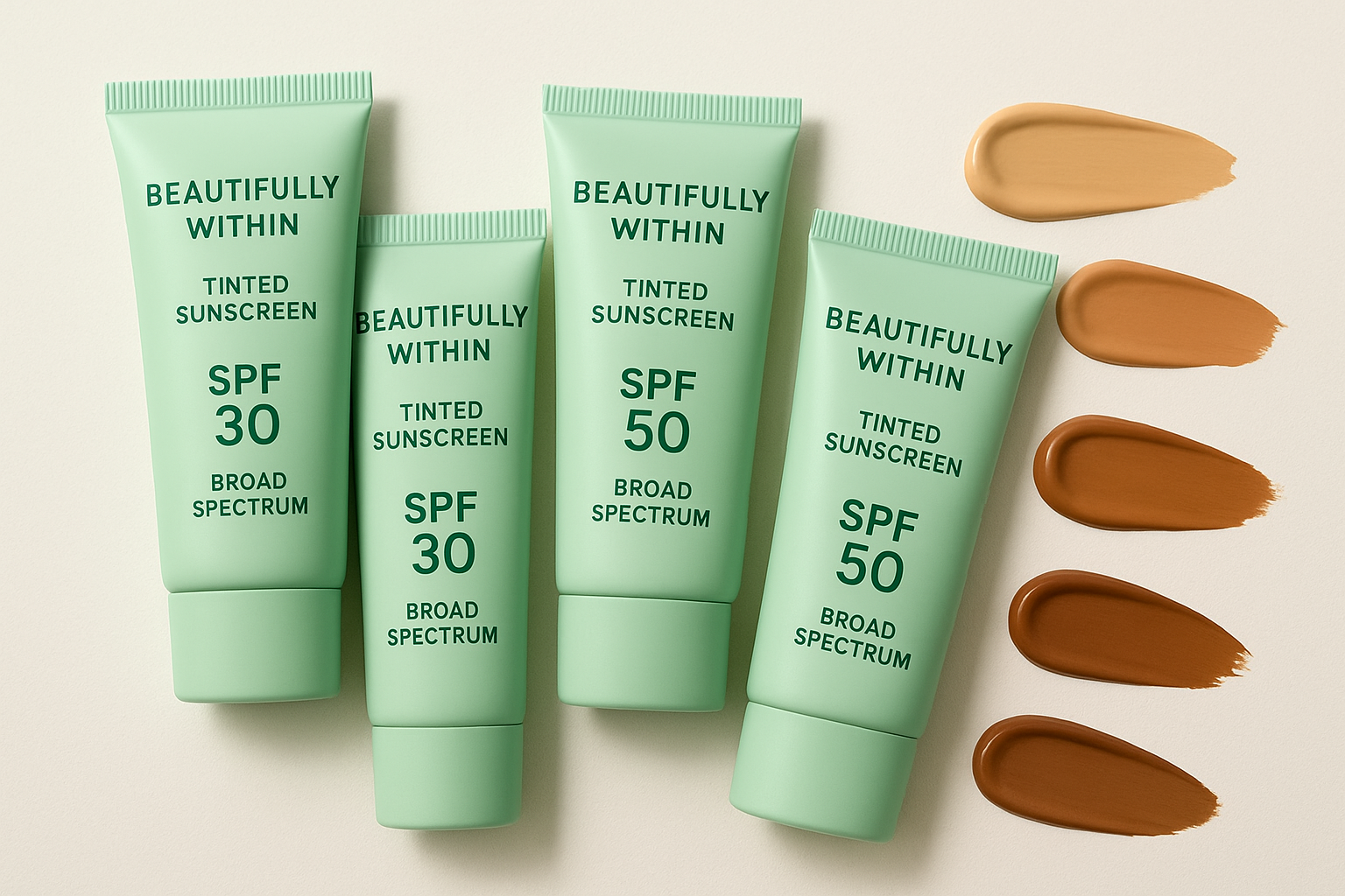 1. Beautifully Within Tinted Sunscreen Collection