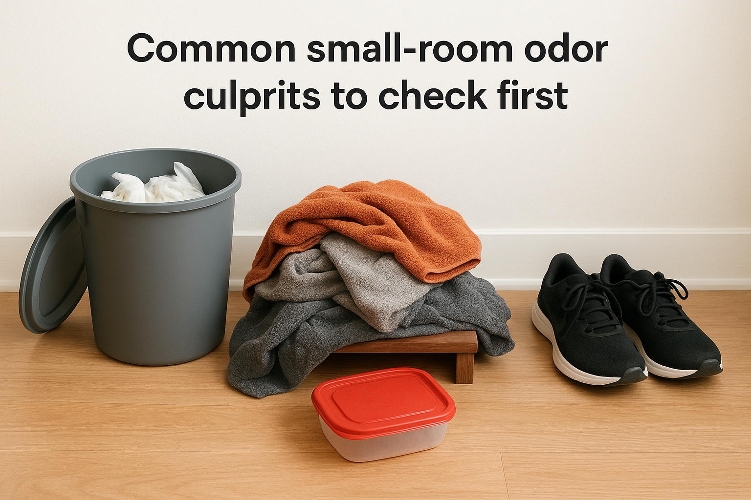 Common small-room odor culprits to check first