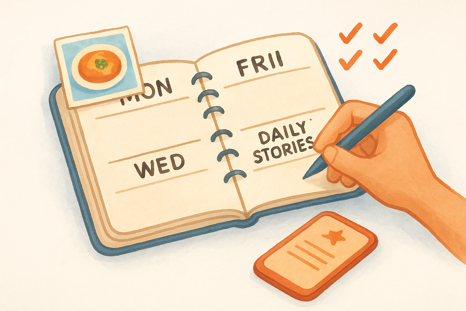 Build your week around a repeatable structure