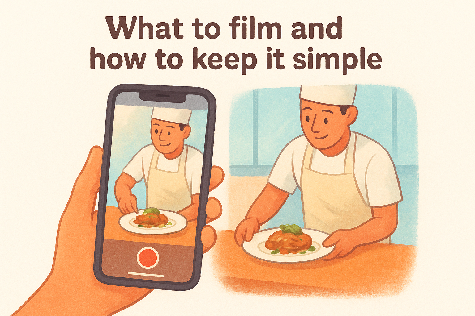 What to film and how to keep it simple