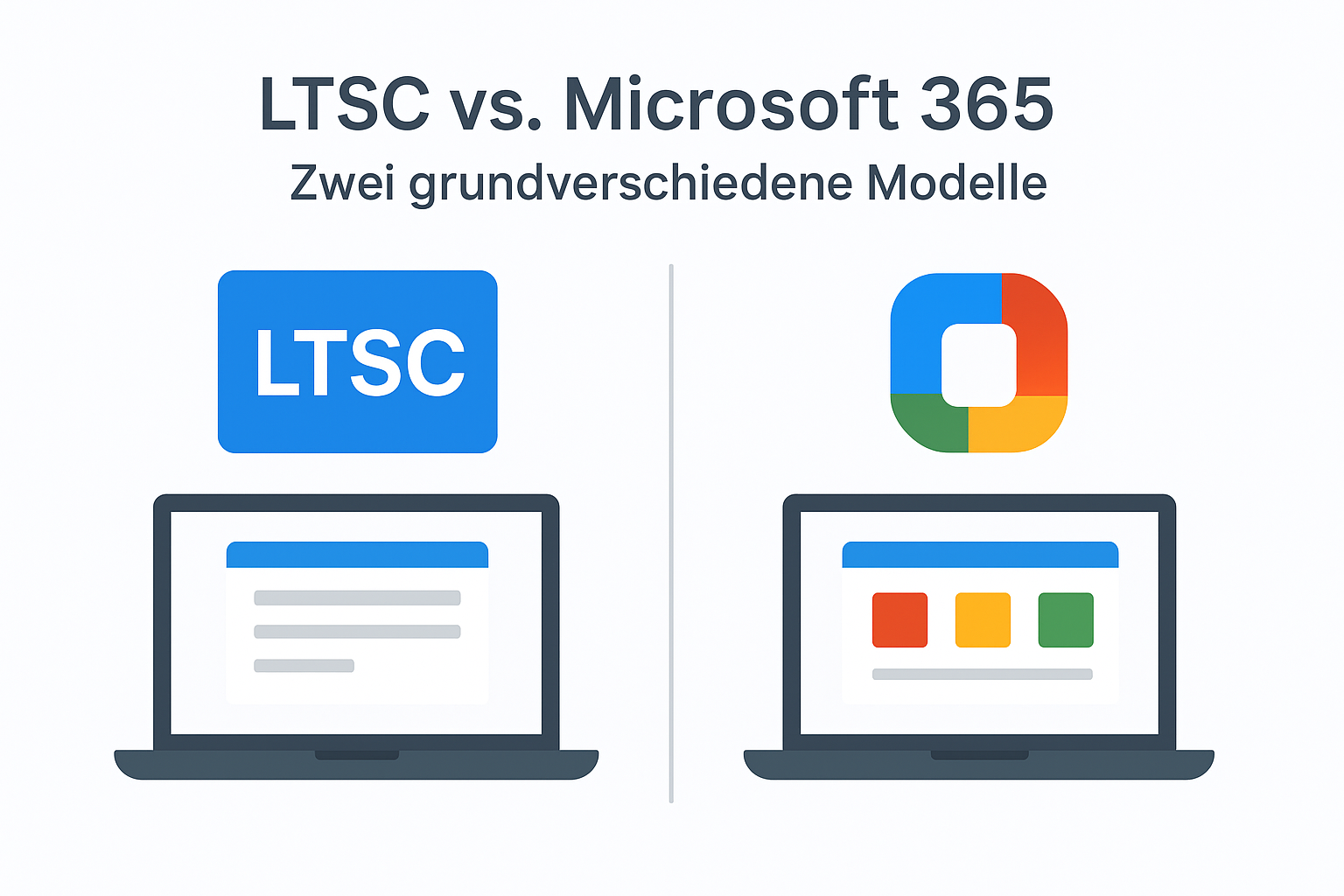 LTSC vs. Microsoft 365: Zwei grundverschiedene Modelle