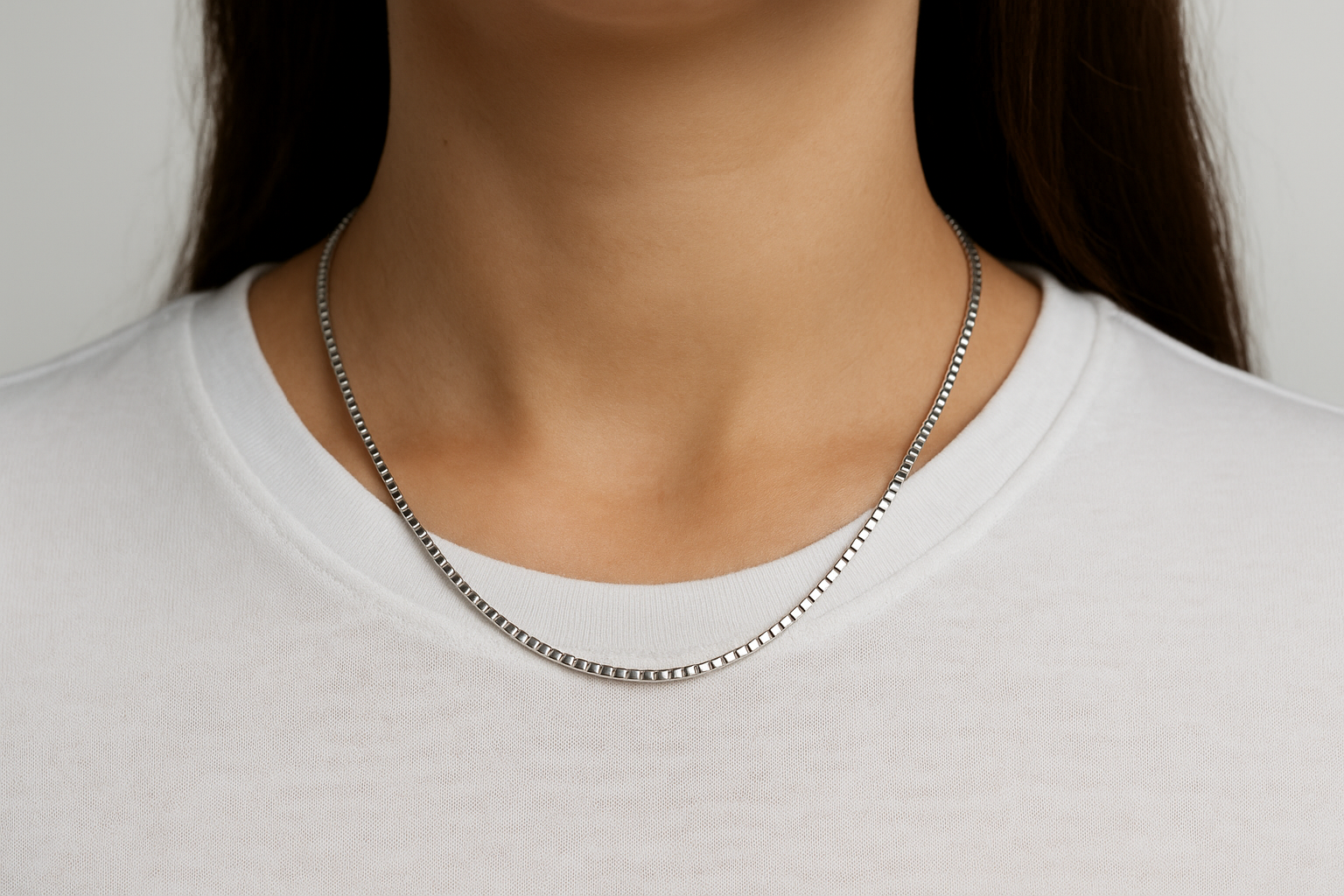 4. 925 sterling silver box chain