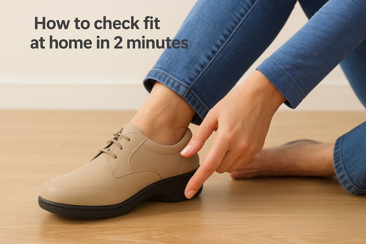 How to check fit at home in 2 minutes