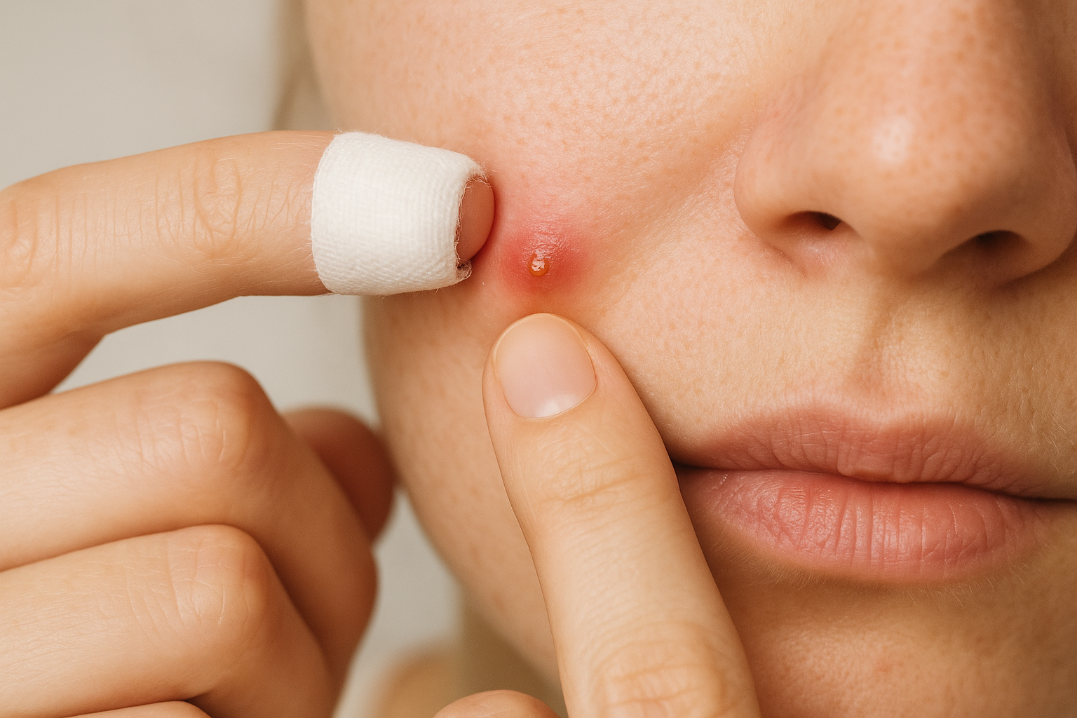 Apply controlled pressure