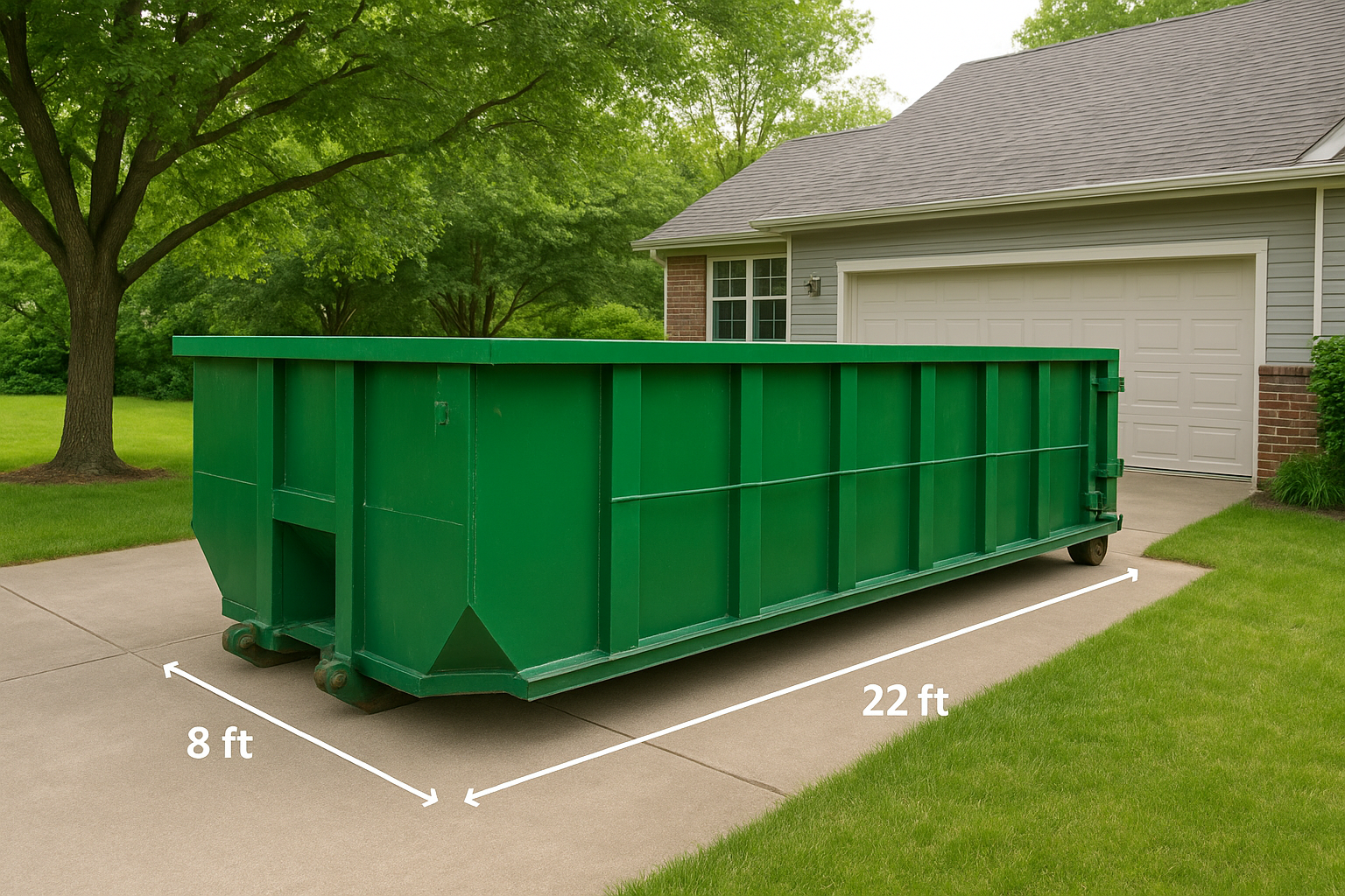Dimensions and what fits on your property
