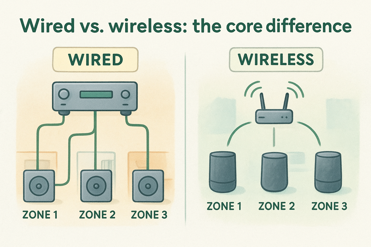 Wired vs. wireless: the core difference
