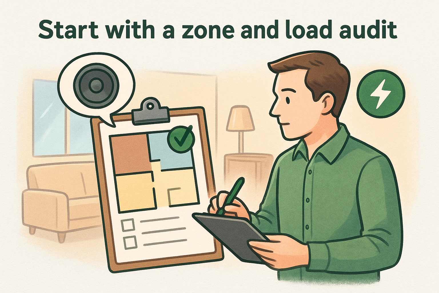 Start with a zone and load audit