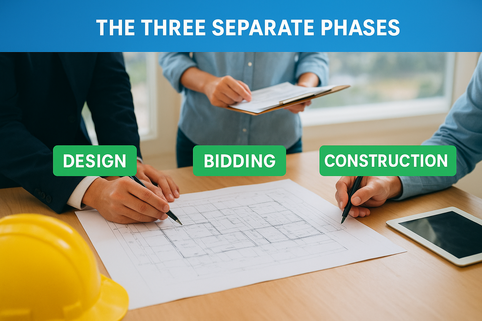 The three separate phases