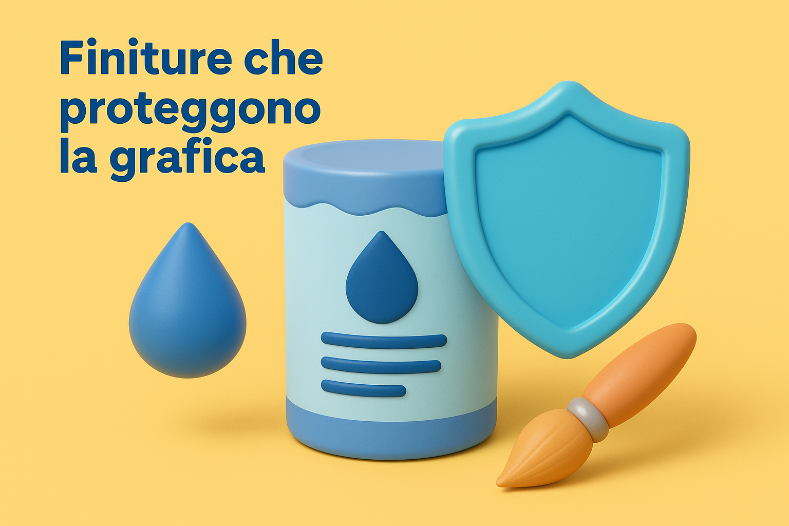 Finiture che proteggono la grafica