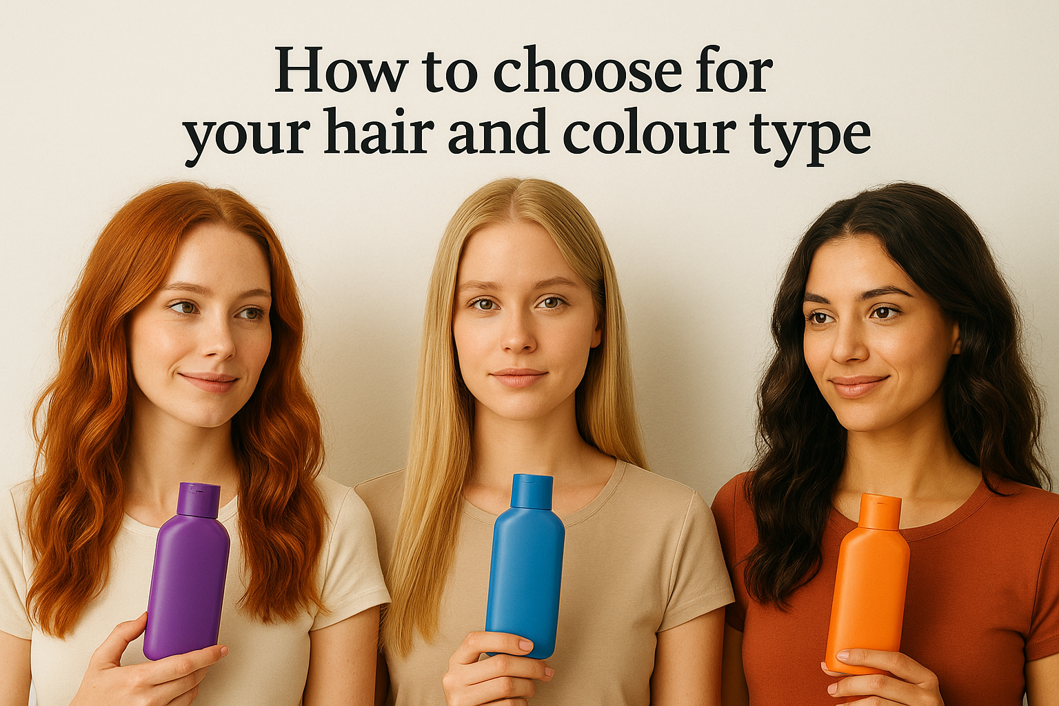 How to choose for your hair and colour type