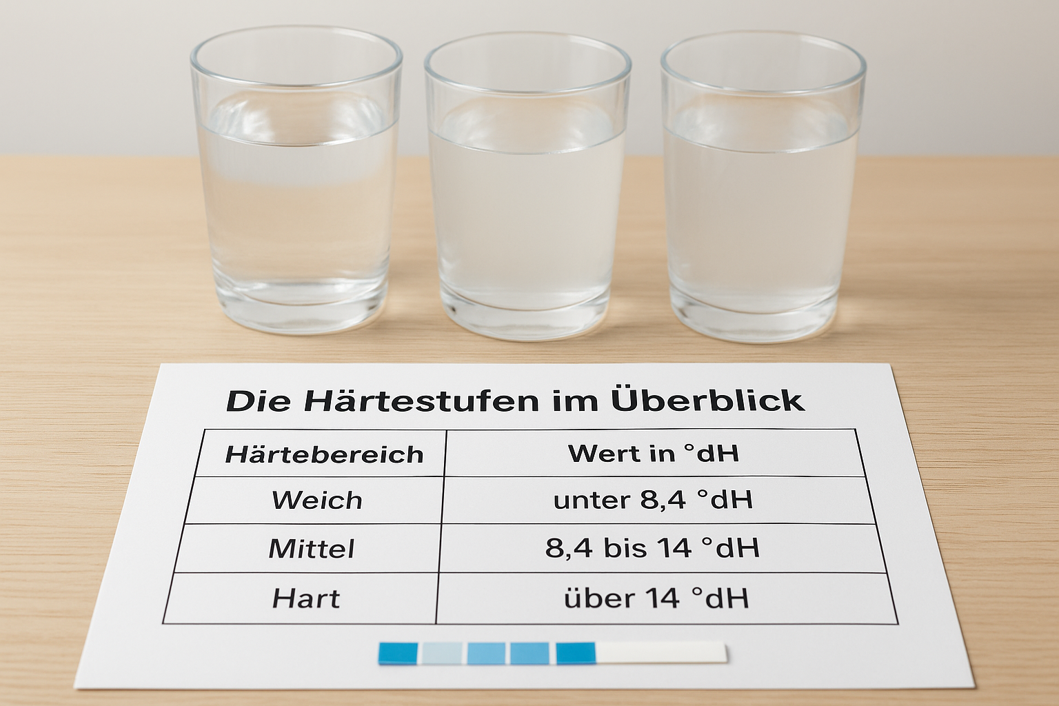 Die Härtestufen im Überblick