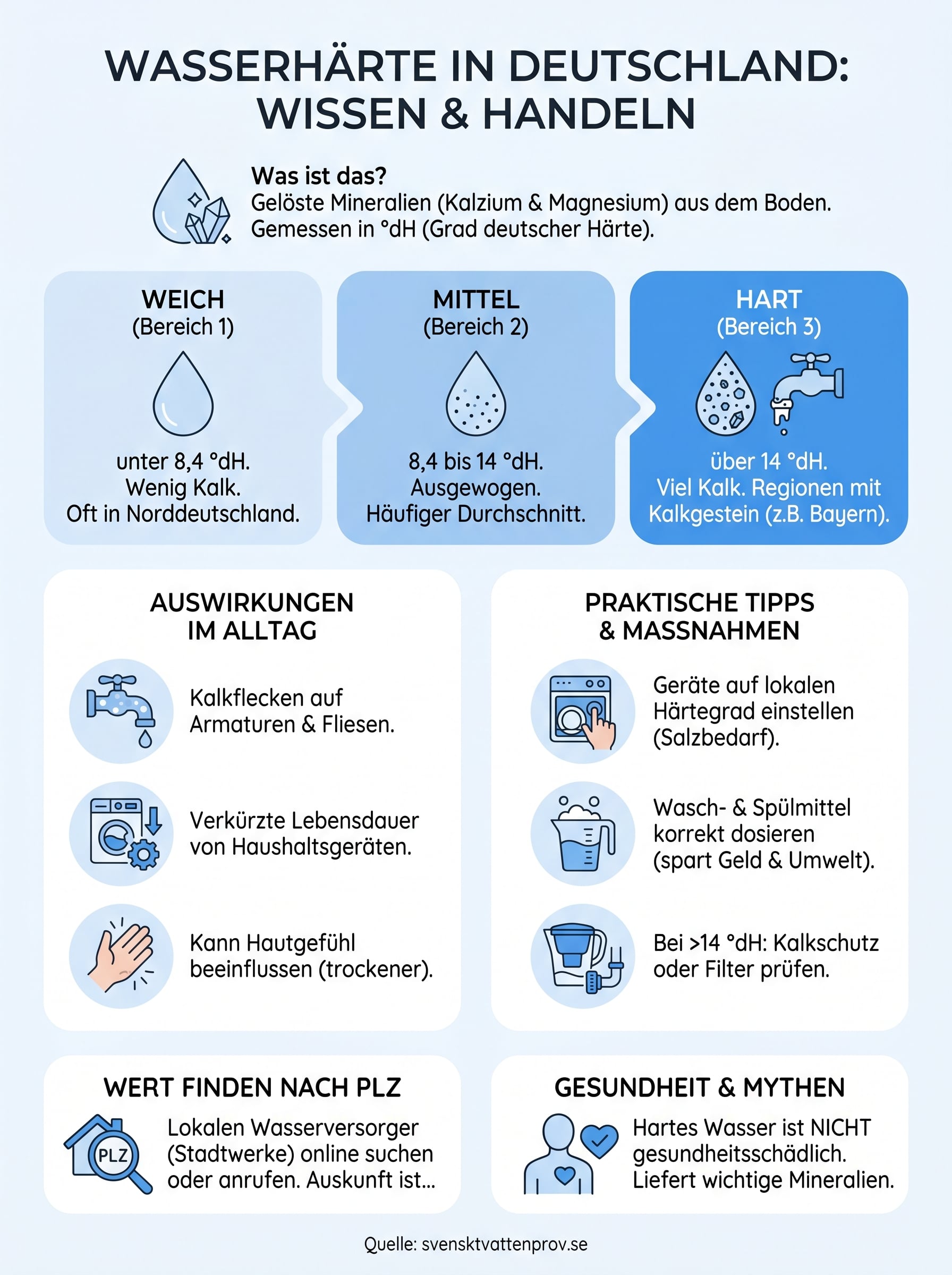 wasserhärte deutschland karte infographic