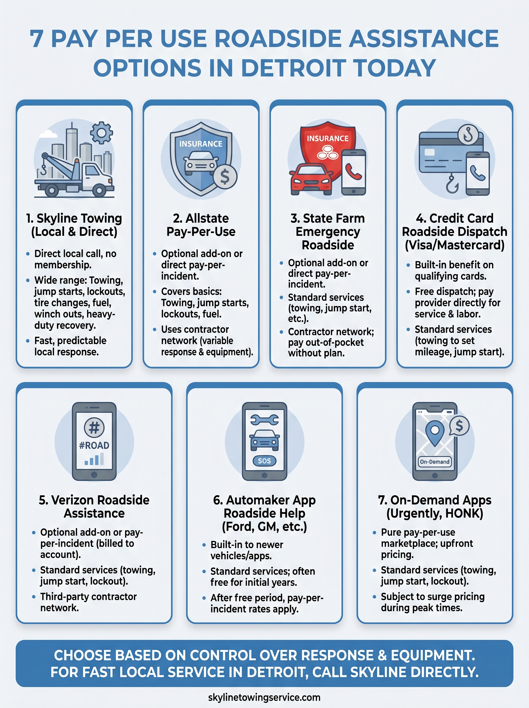 pay per use roadside assistance infographic