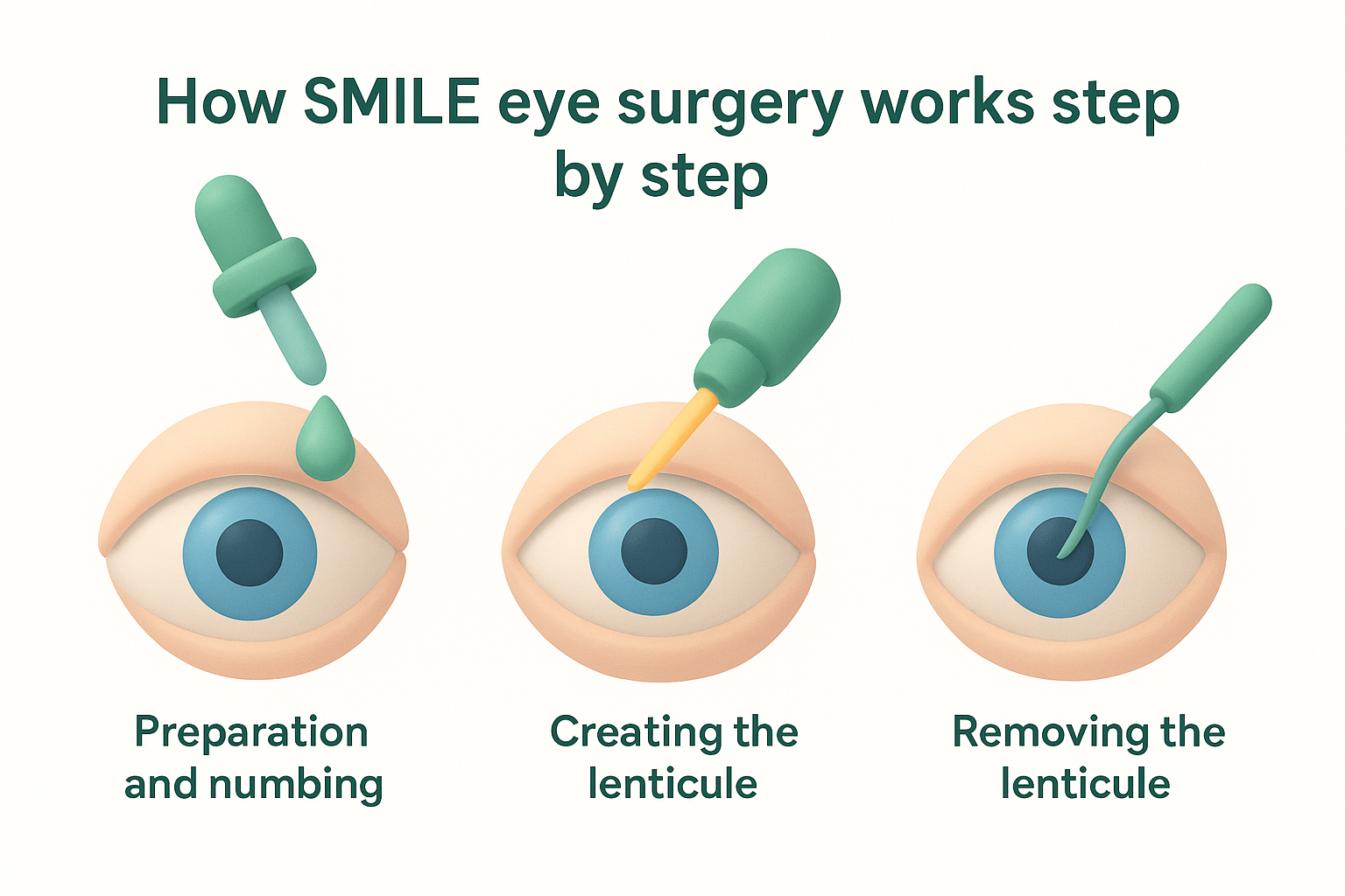 How SMILE eye surgery works step by step