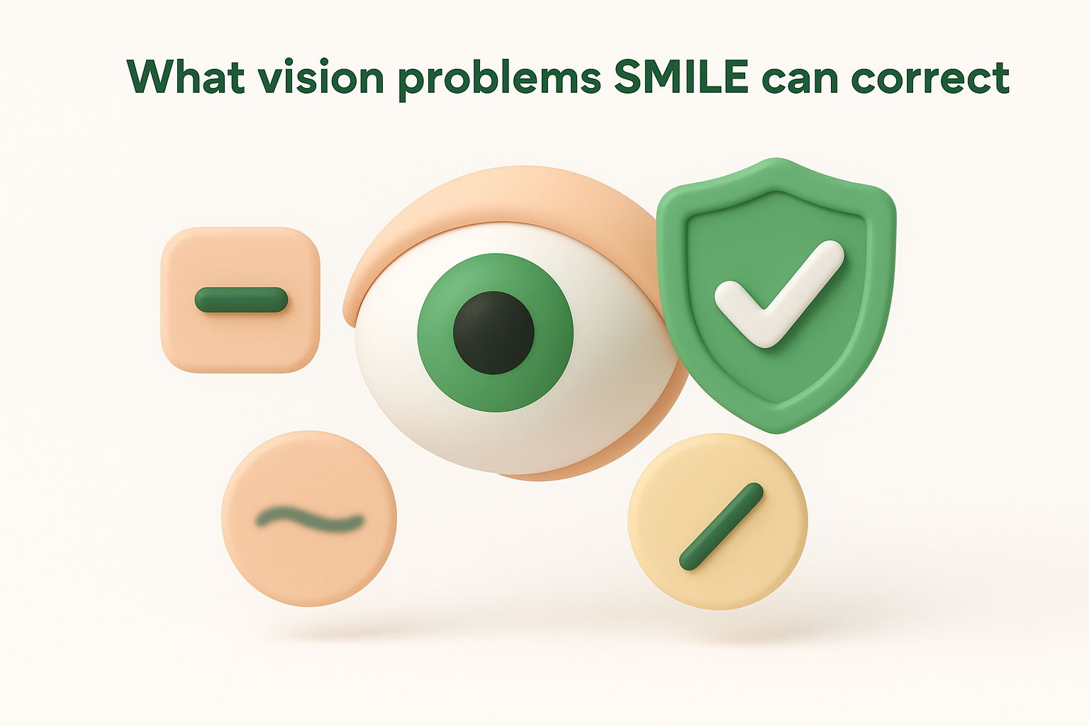 What vision problems SMILE can correct