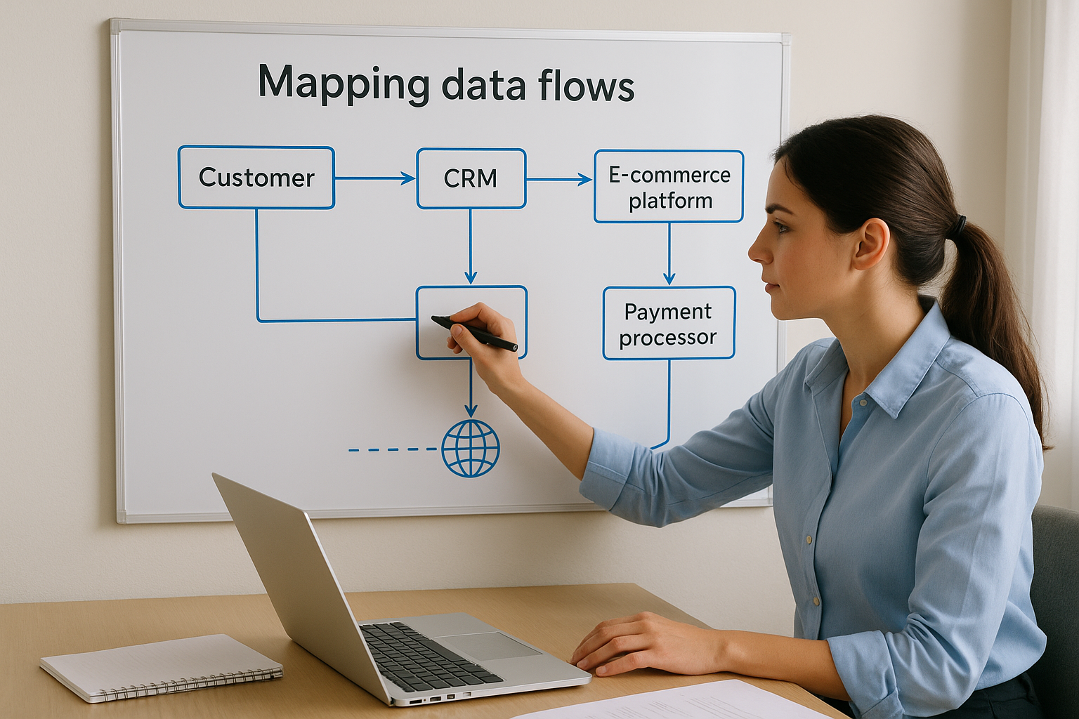 Mapping data flows