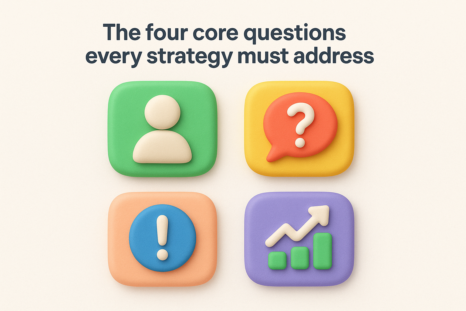 The four core questions every strategy must address