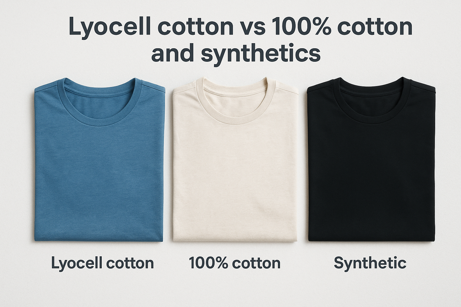 Lyocell cotton vs 100% cotton and synthetics