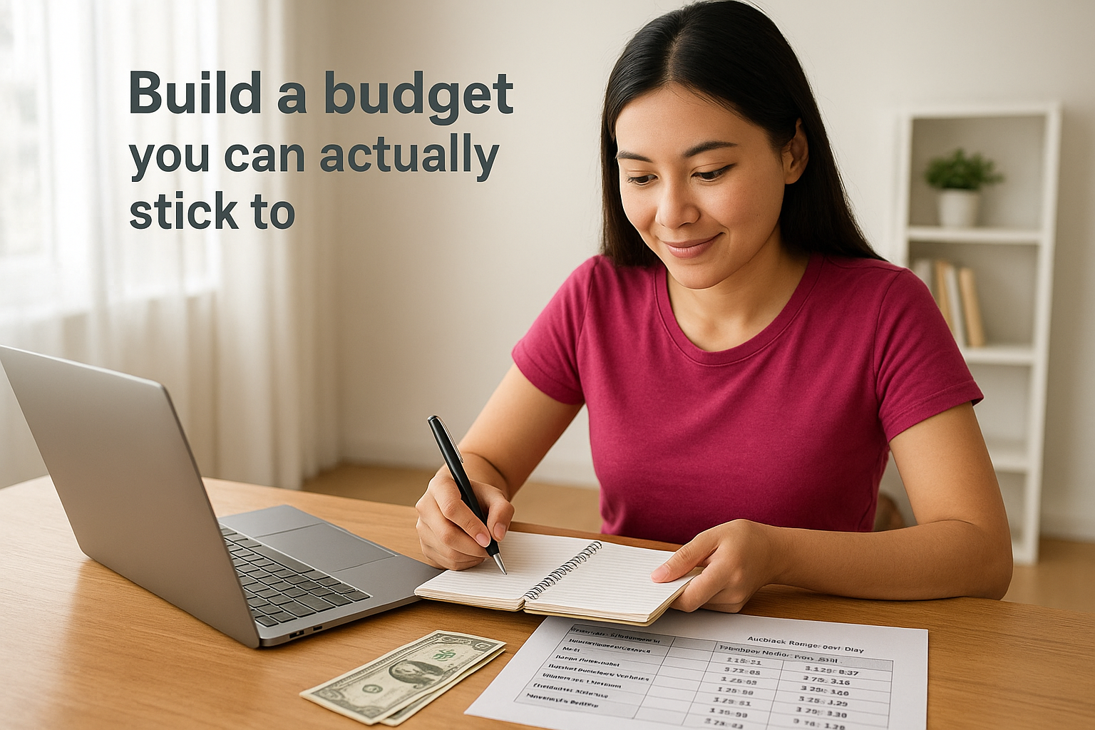 Build a budget you can actually stick to