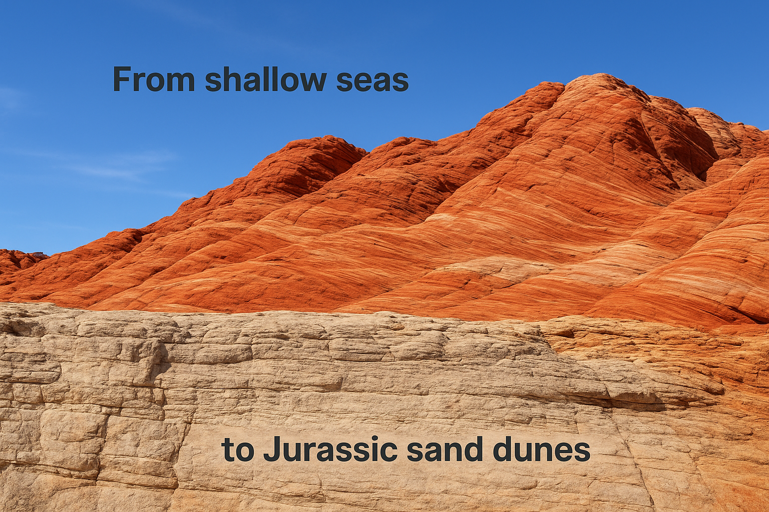 From shallow seas to Jurassic sand dunes