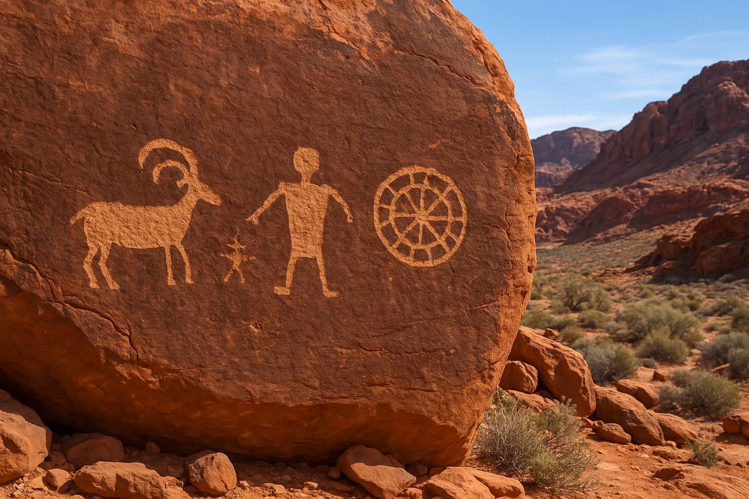 What the petroglyphs show