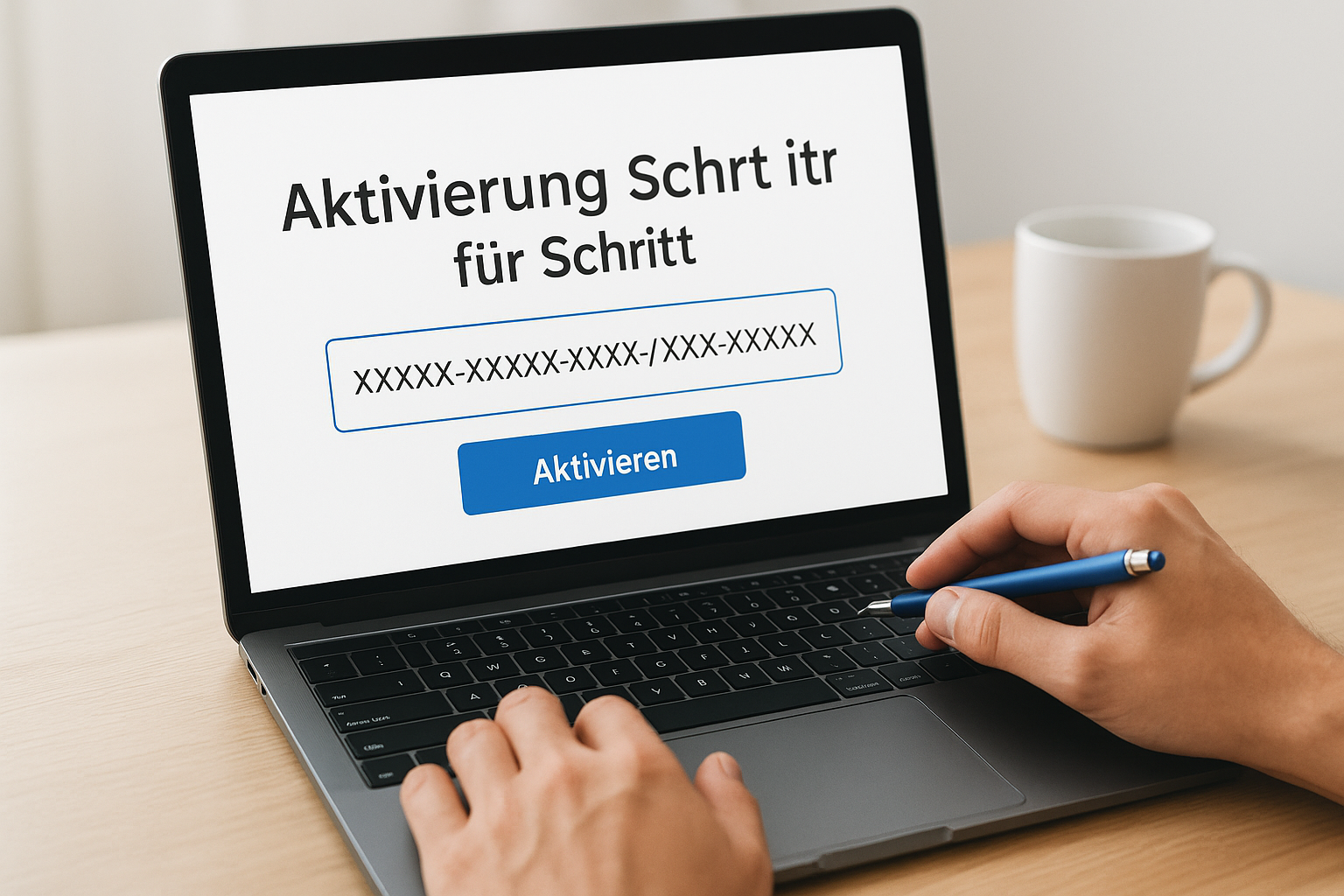Aktivierung Schritt für Schritt
