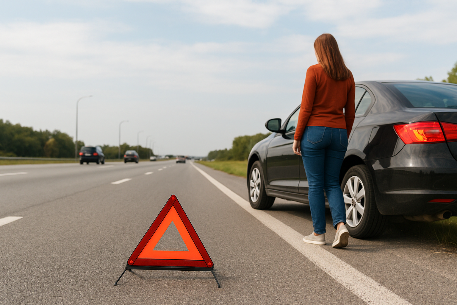 Get yourself and your vehicle to safety