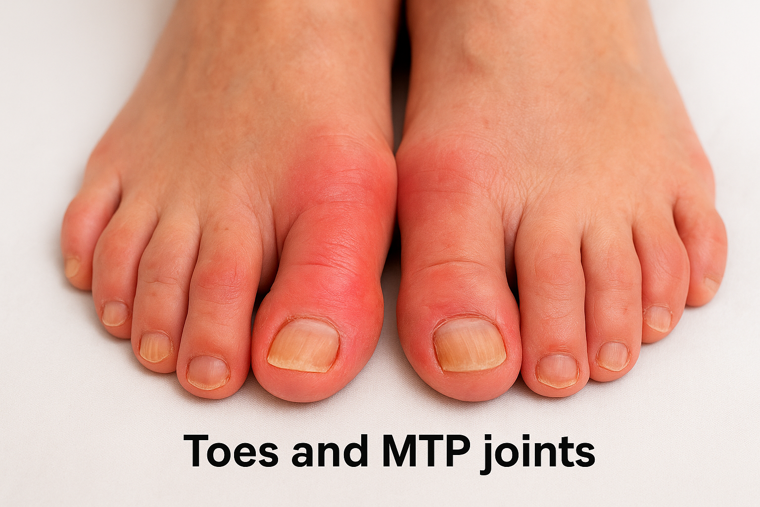 Toes and MTP joints