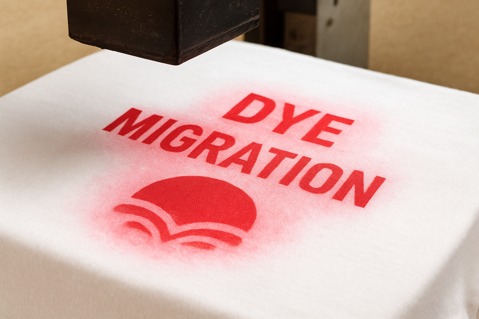 Dye migration is the core problem