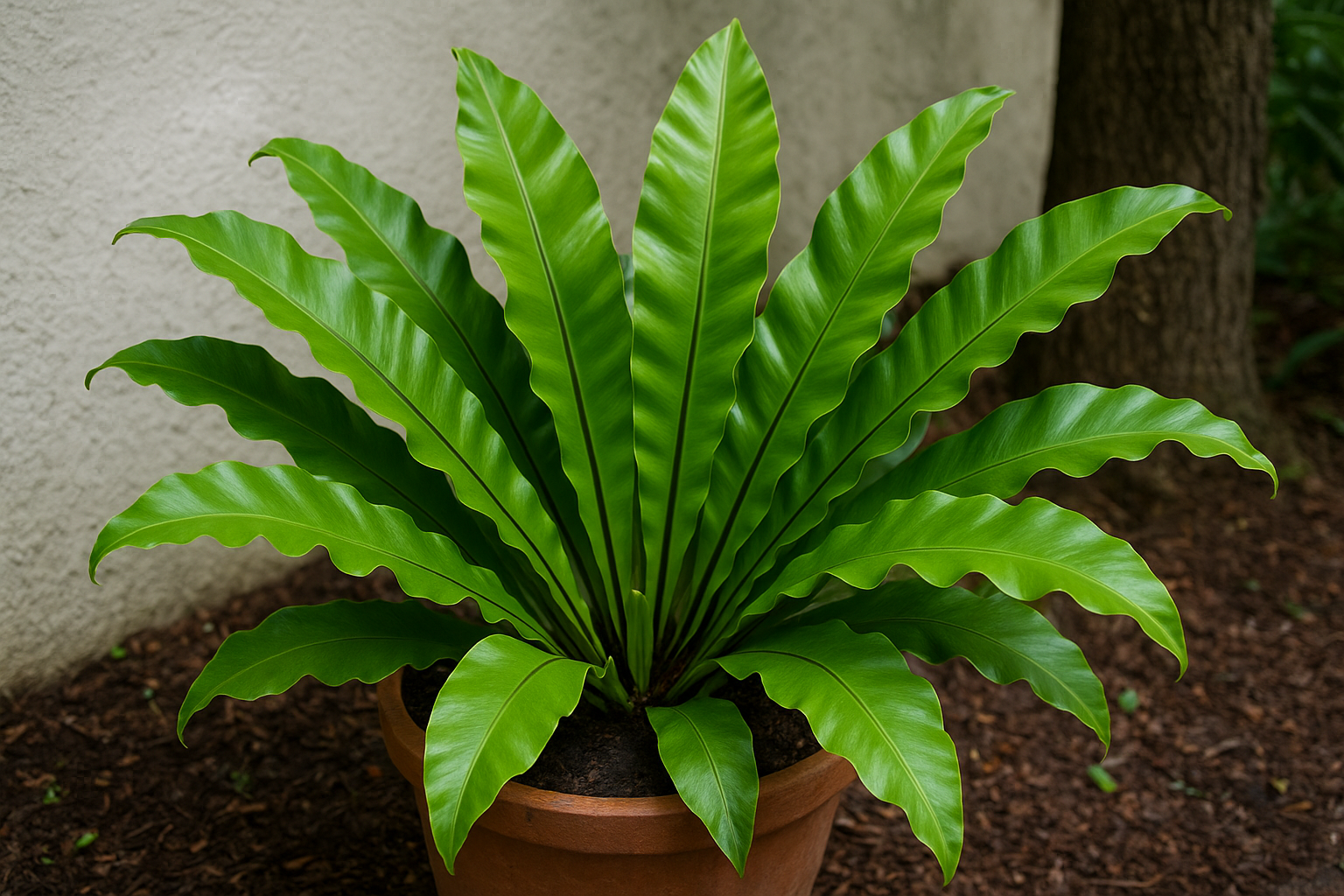 13. Bird's nest fern