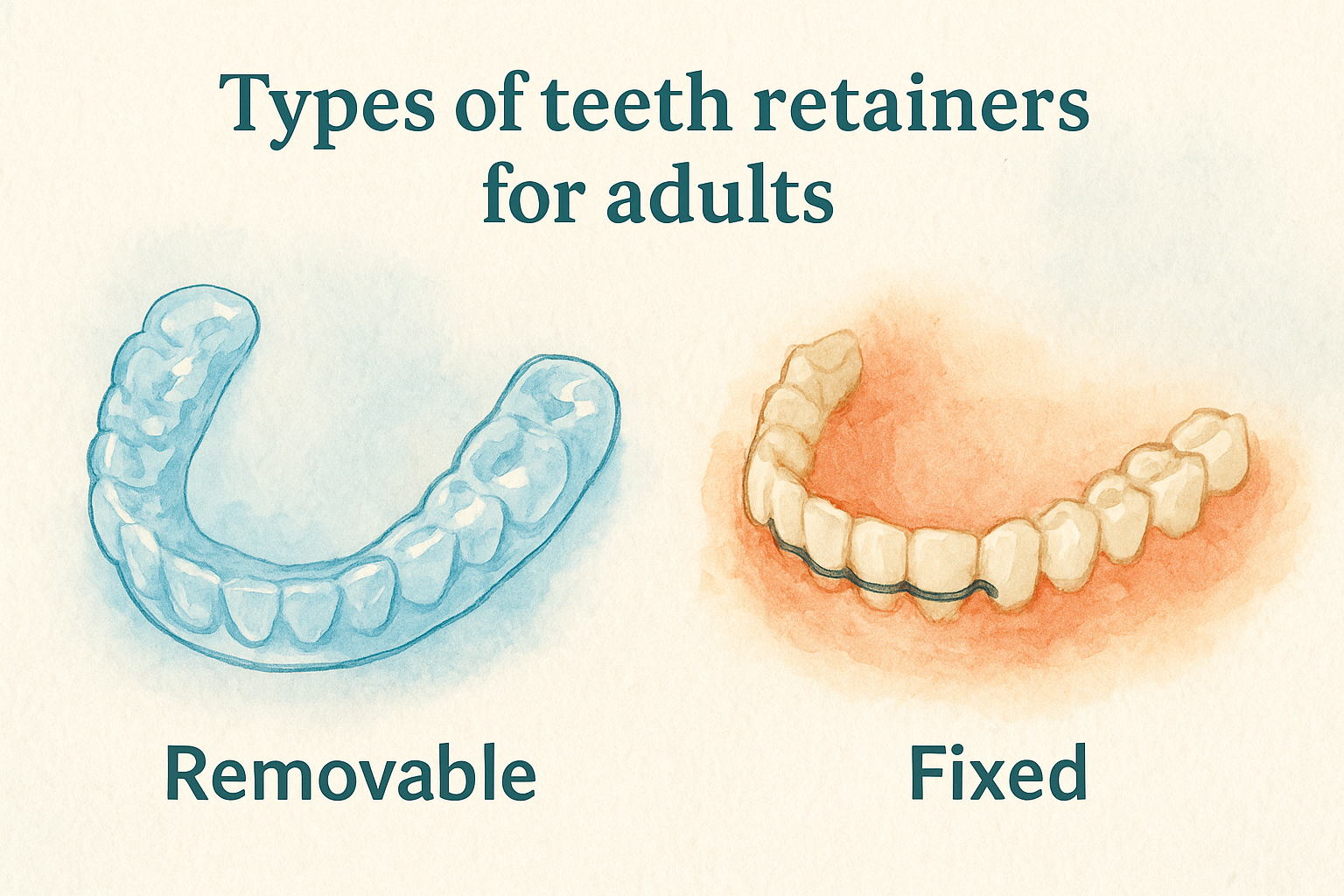 Types of teeth retainers for adults