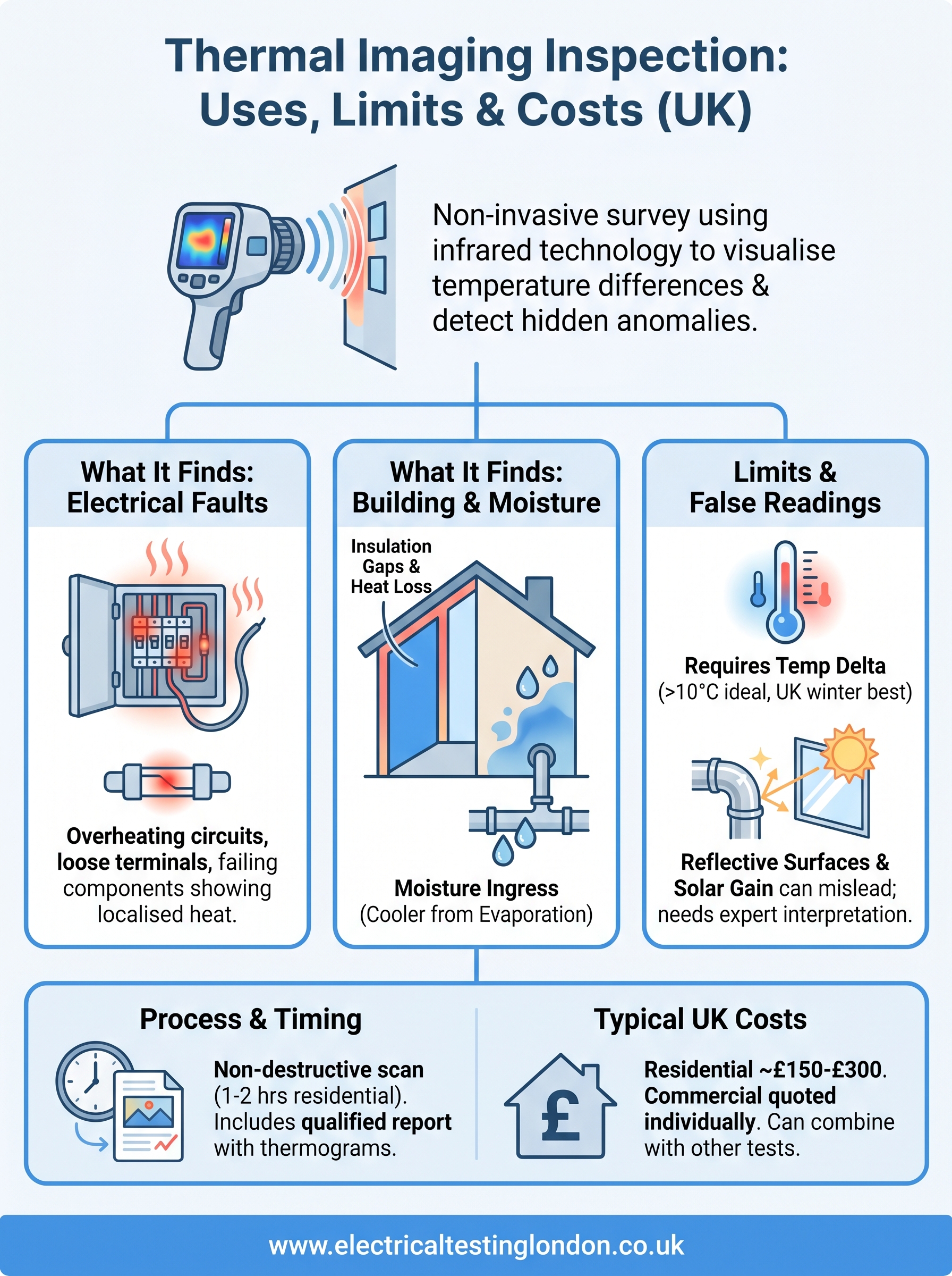 what is thermal imaging inspection infographic