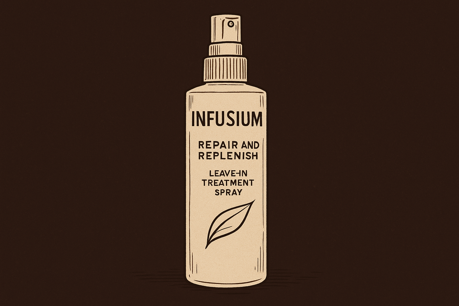 10. Infusium Repair and Replenish leave-in treatment spray