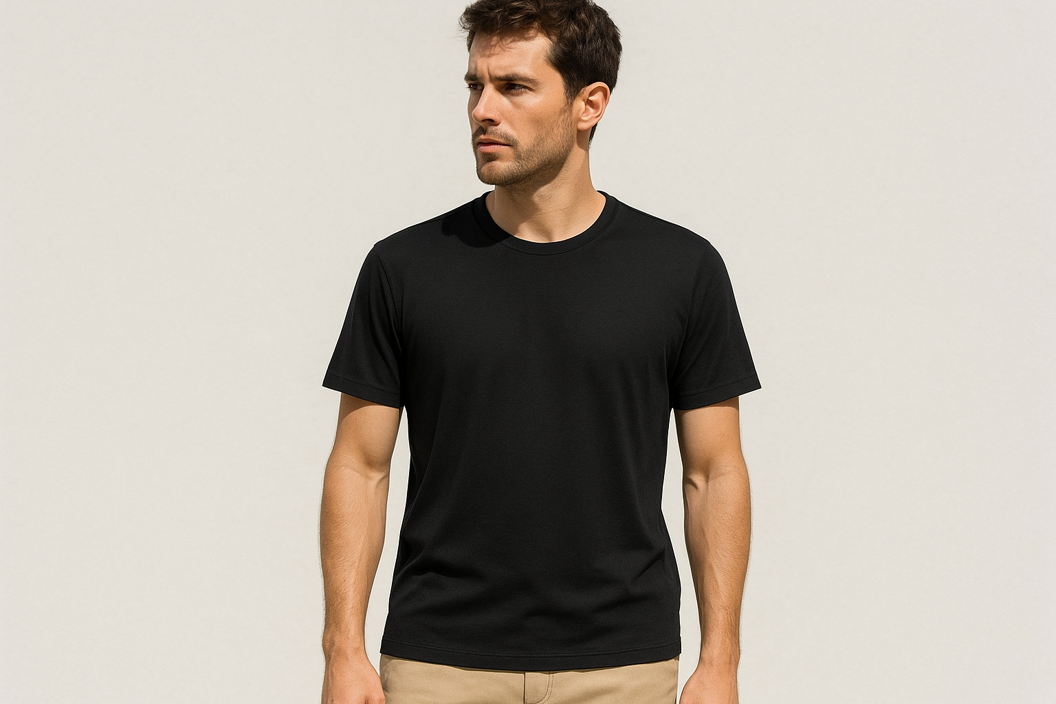 1. Black Mountain breathable lyocell t-shirt