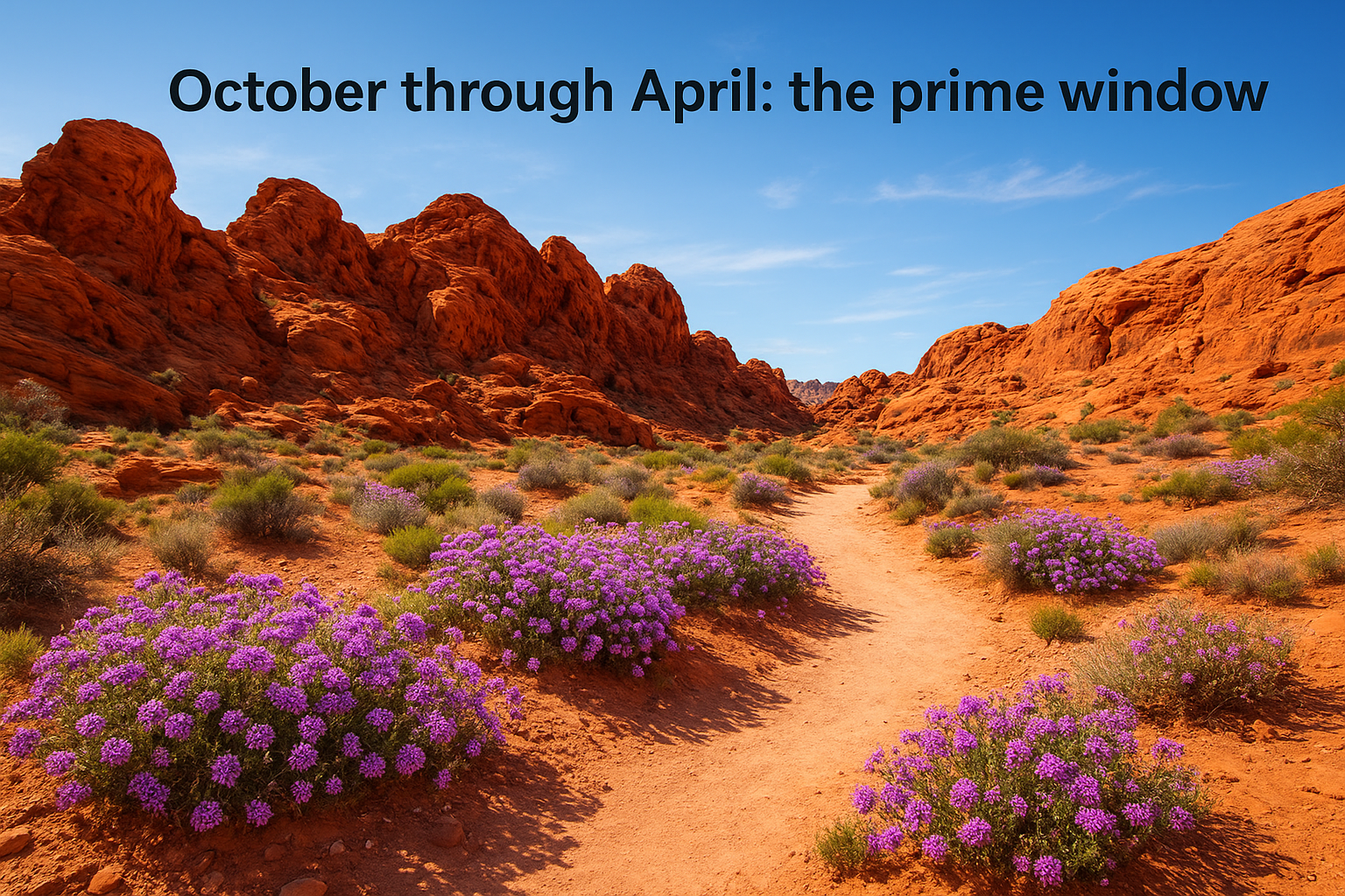 October through April: the prime window