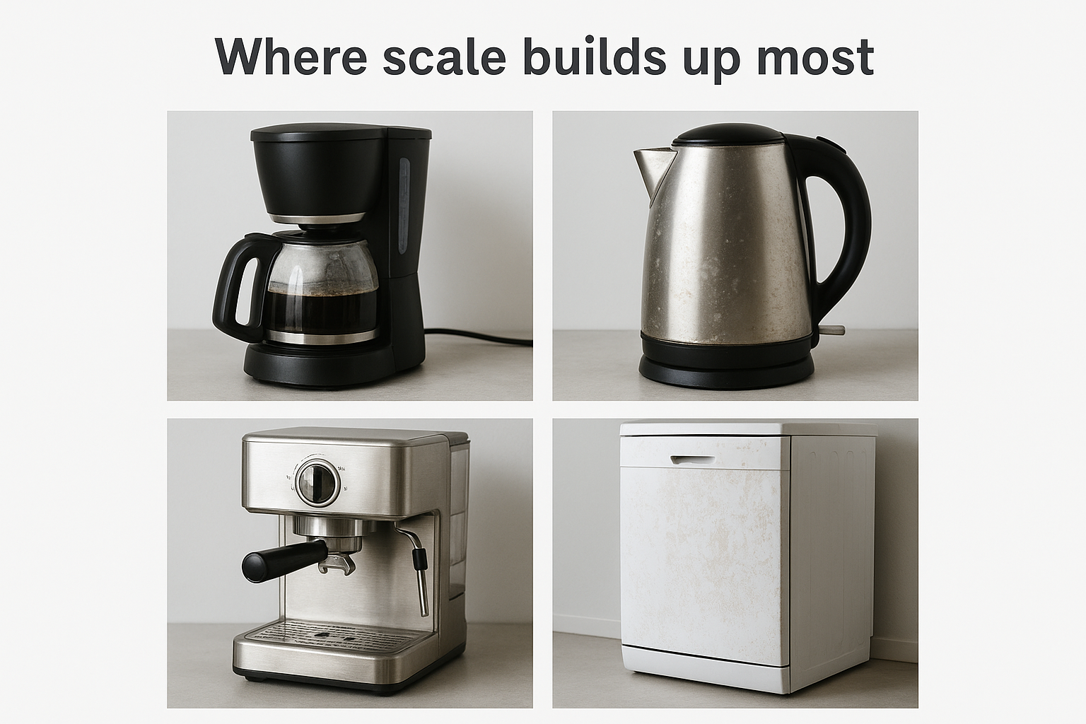 Where scale builds up most