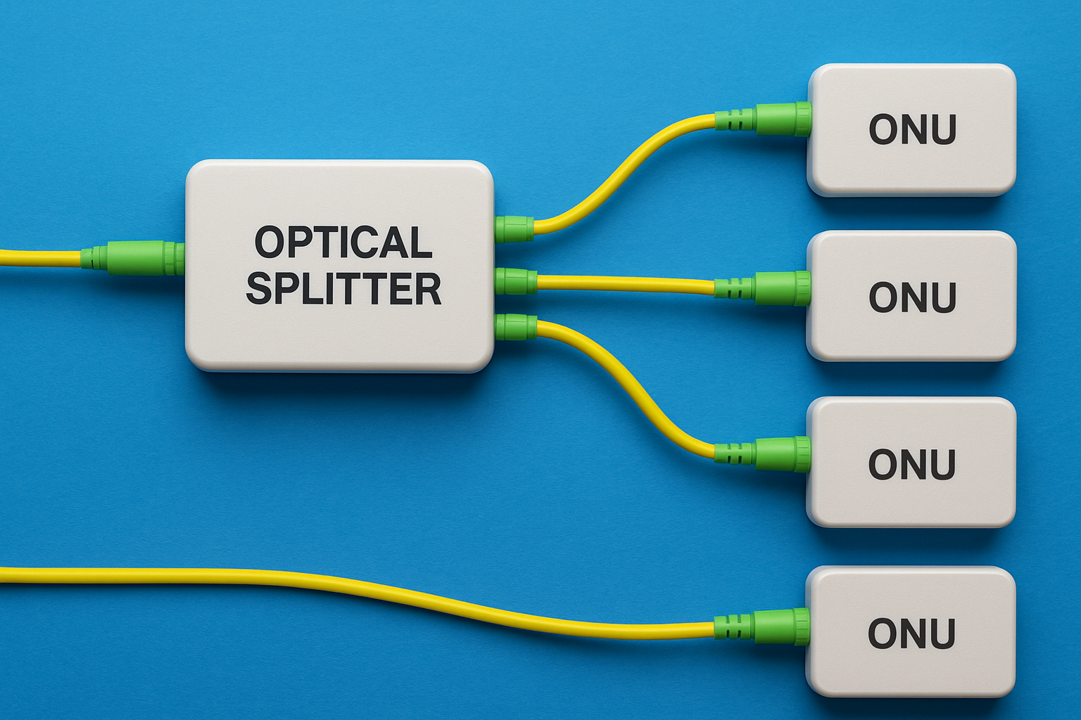 The role of the optical splitter