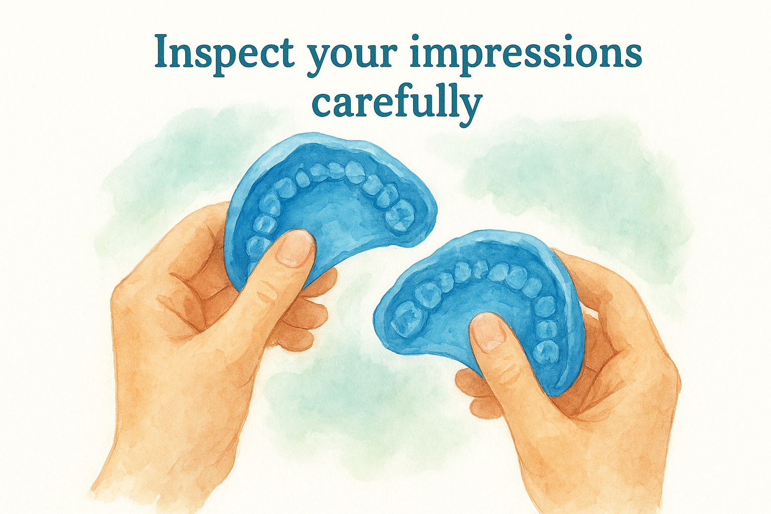 Inspect your impressions carefully