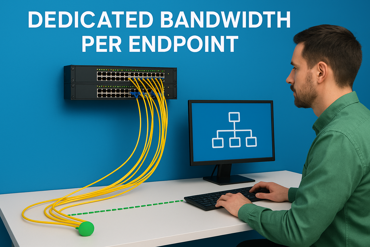 Dedicated bandwidth per endpoint