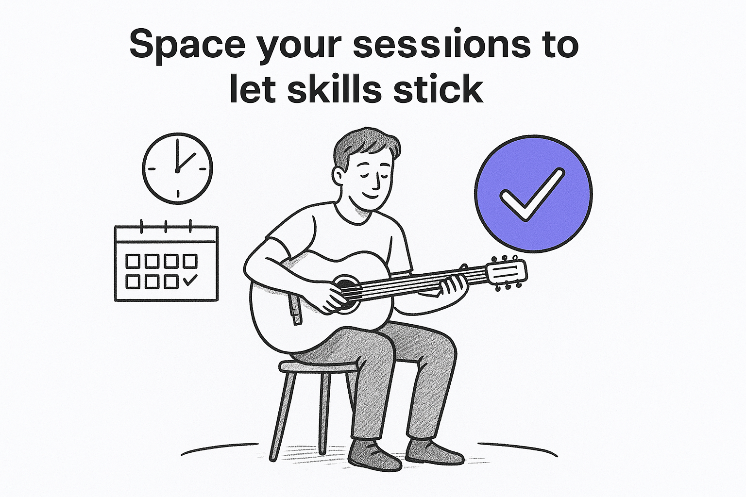 Space your sessions to let skills stick
