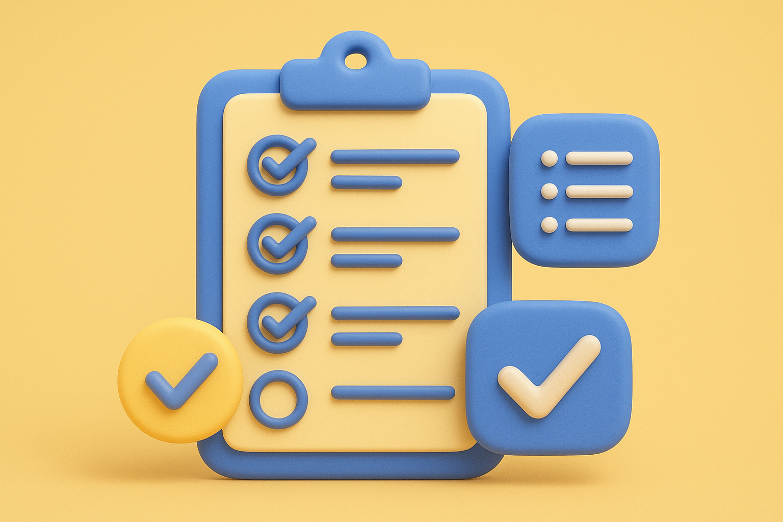 Checklist dei dati obbligatori