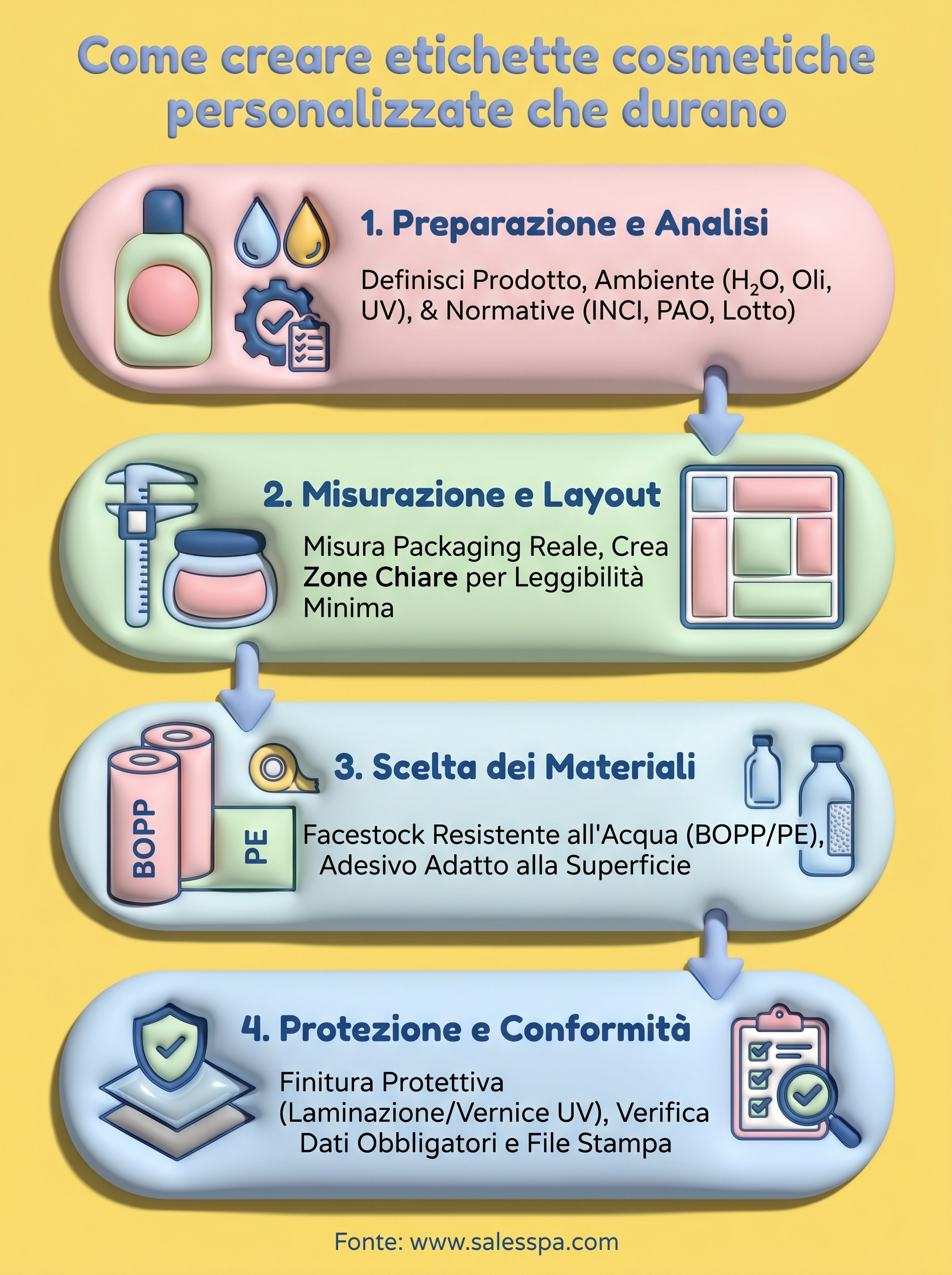 etichette cosmetiche personalizzate infographic