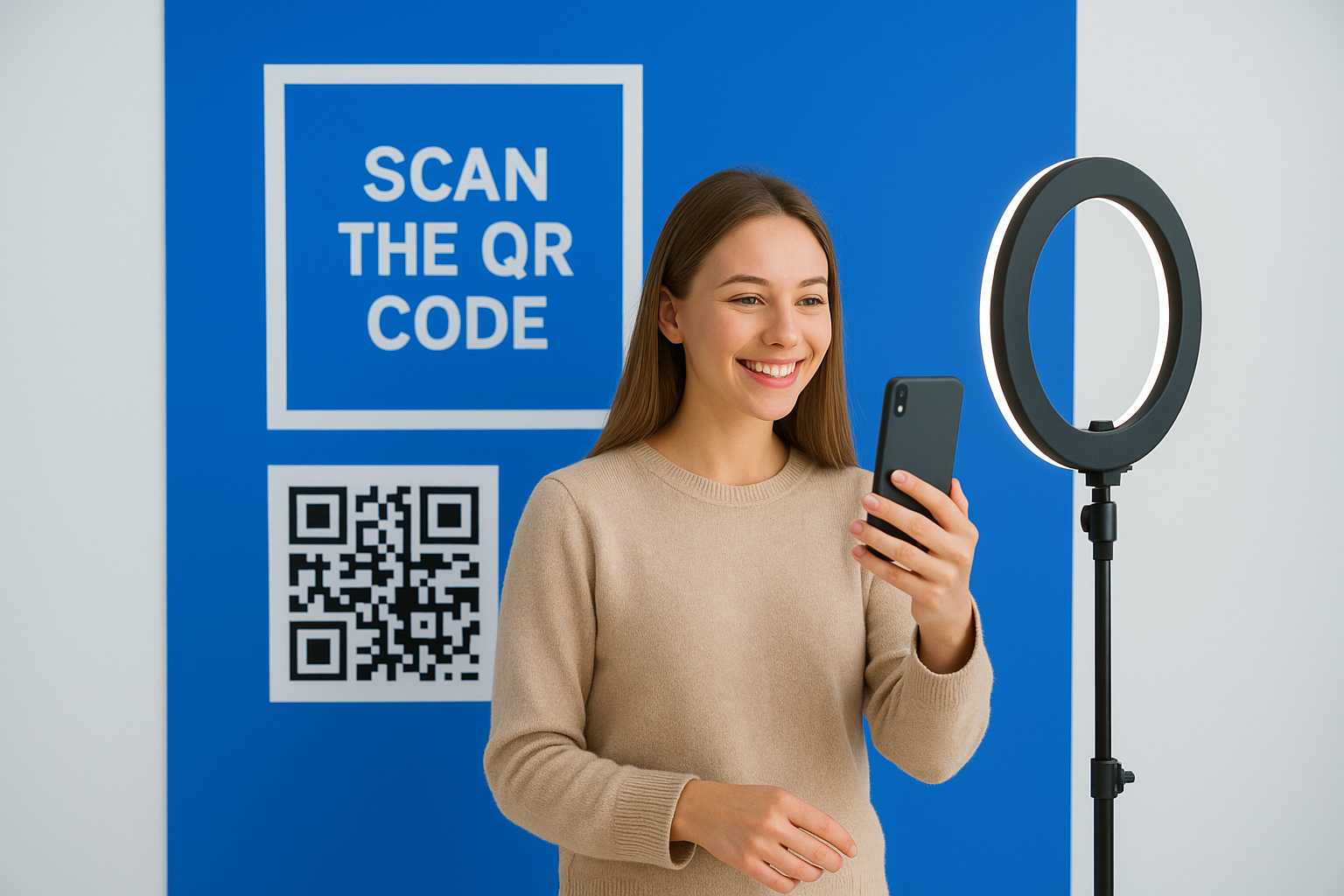 6. Share-worthy photo spot and QR capture