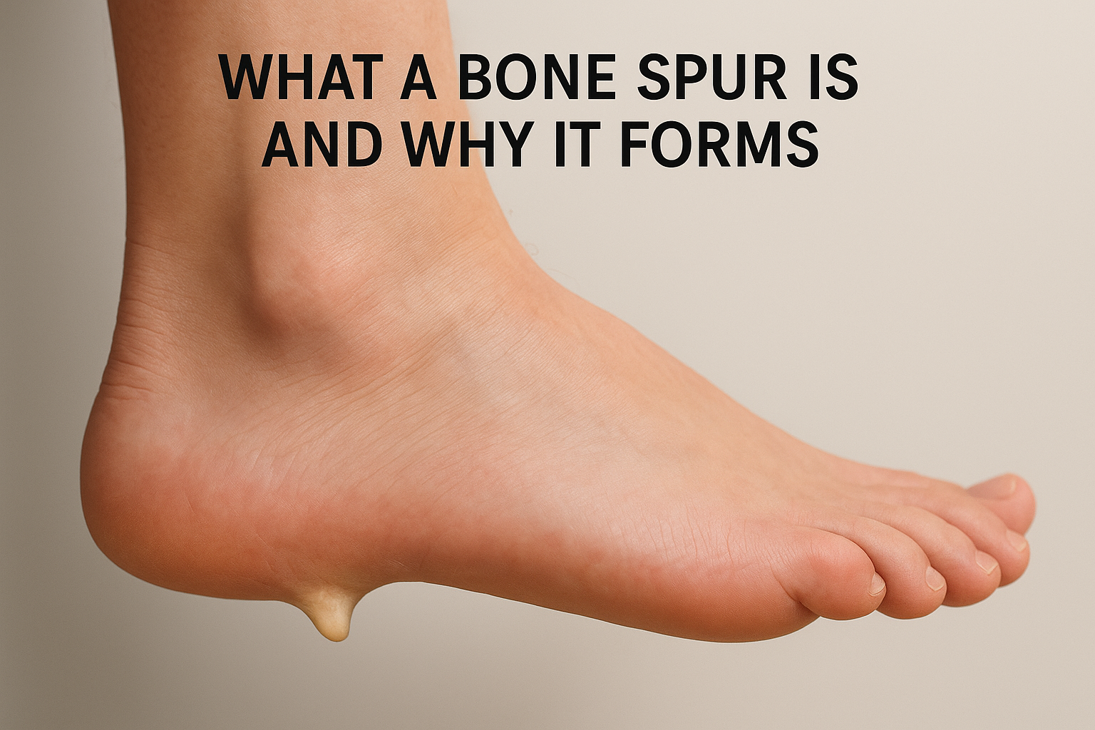 What a bone spur is and why it forms