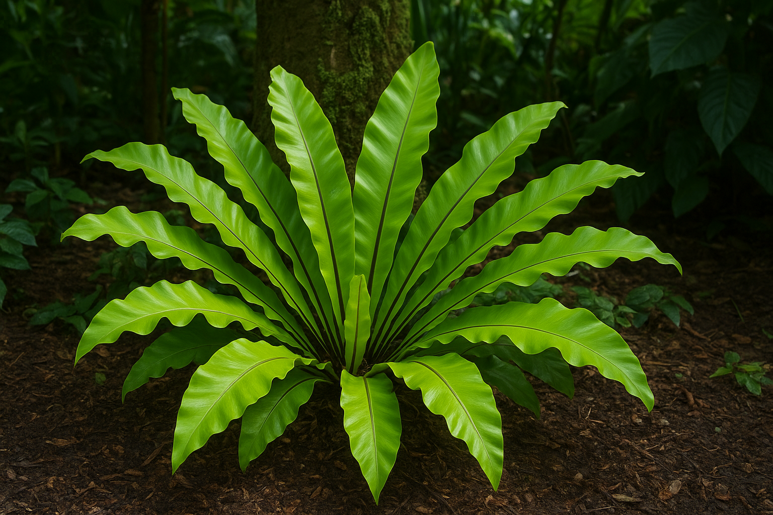 3. Bird's nest fern