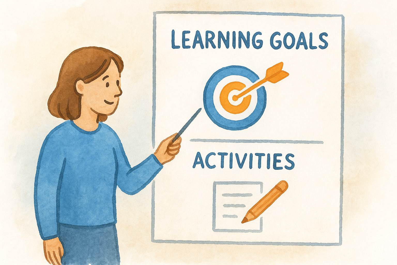 Start with your learning goals, not your activities