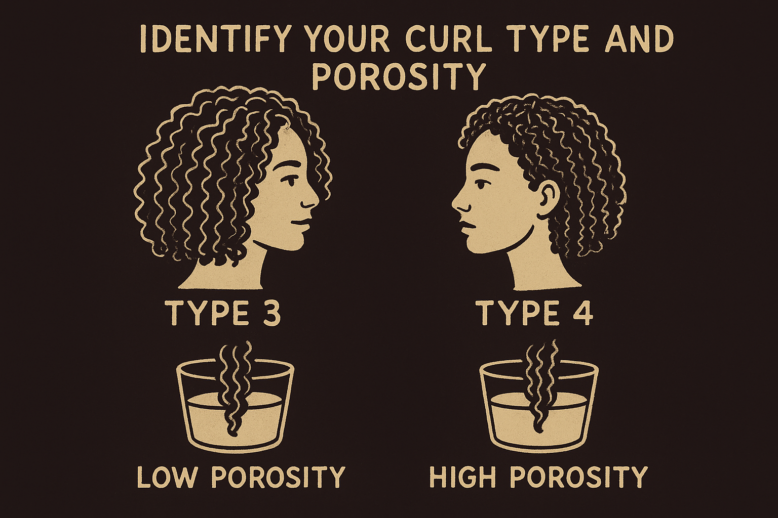 Identify your curl type and porosity