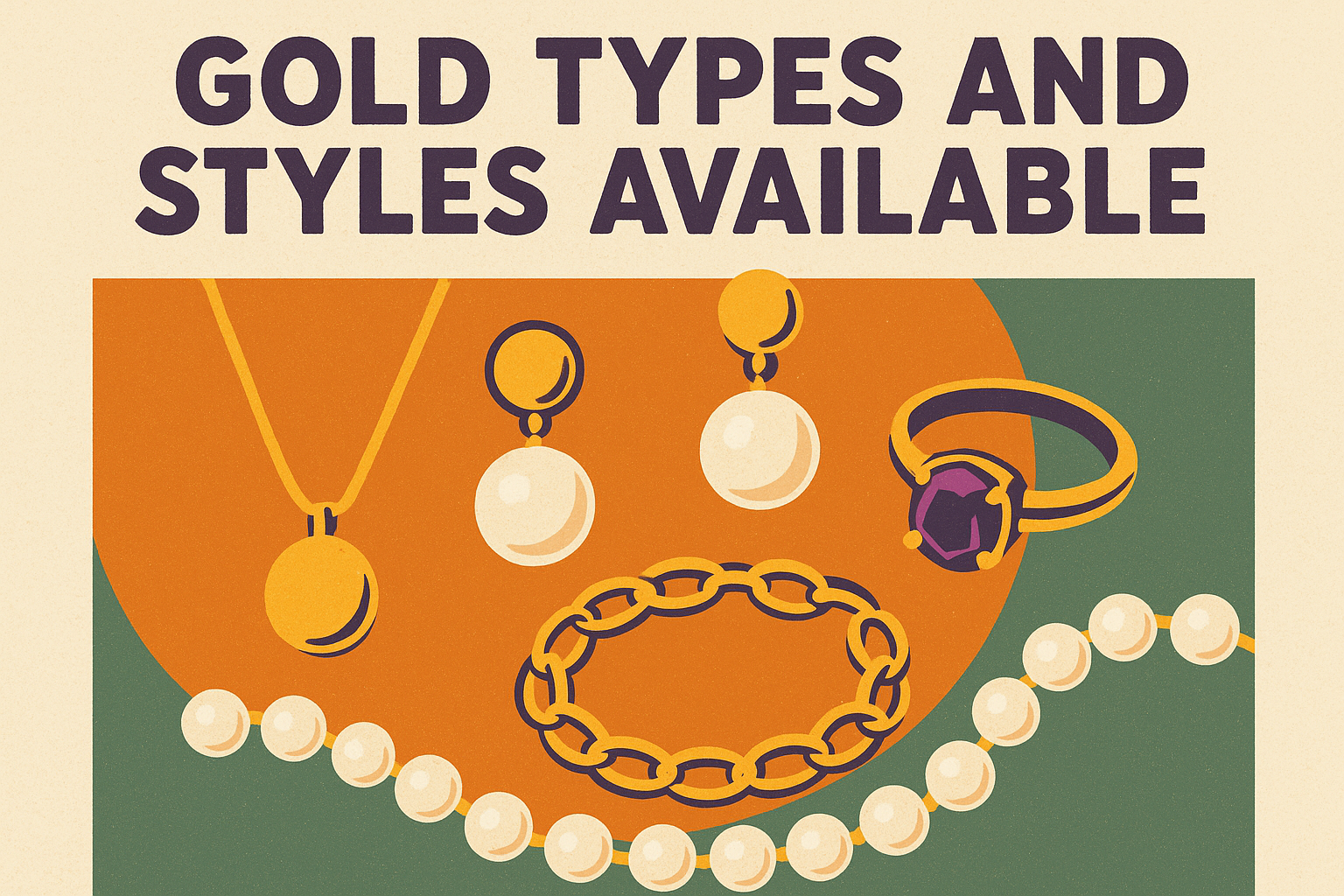 Gold types and styles available