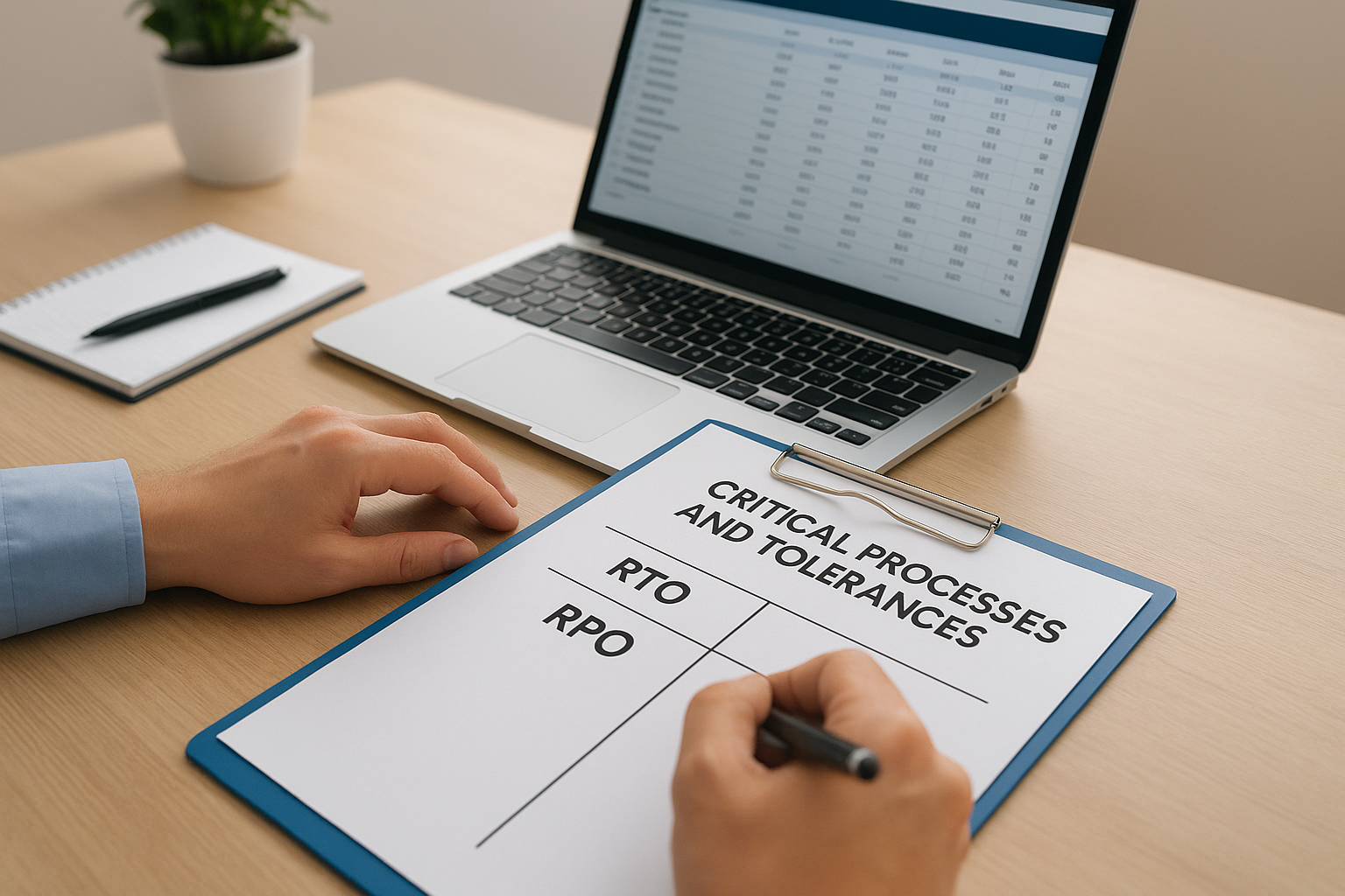 Define your critical processes and tolerances